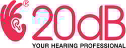 20dB HEARING logo