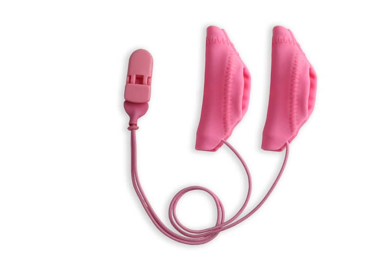 Ear Gear Cochlear Corded Lipstick Pink