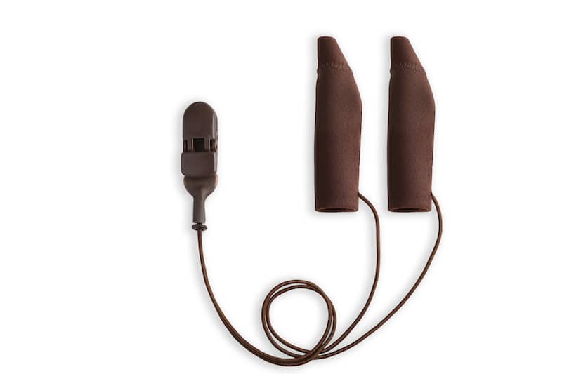 Ear Gear FM Corded Chocolate Brown