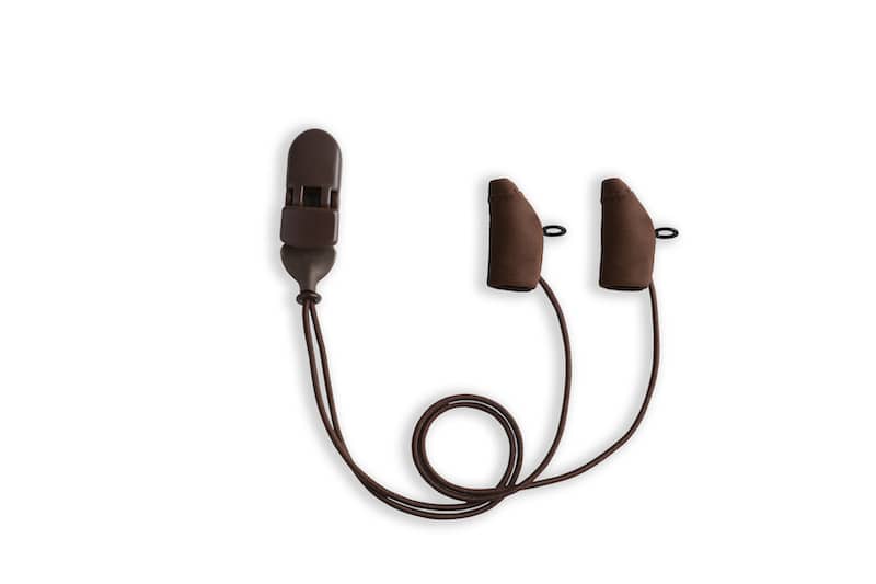 Ear Gear Micro Corded Eyeglasses Chocolate Brown