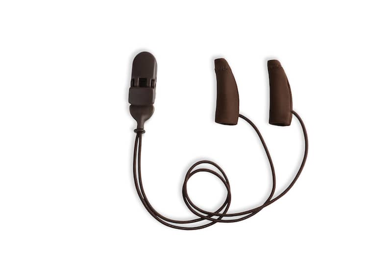 Ear Gear Mini Corded Chocolate Brown