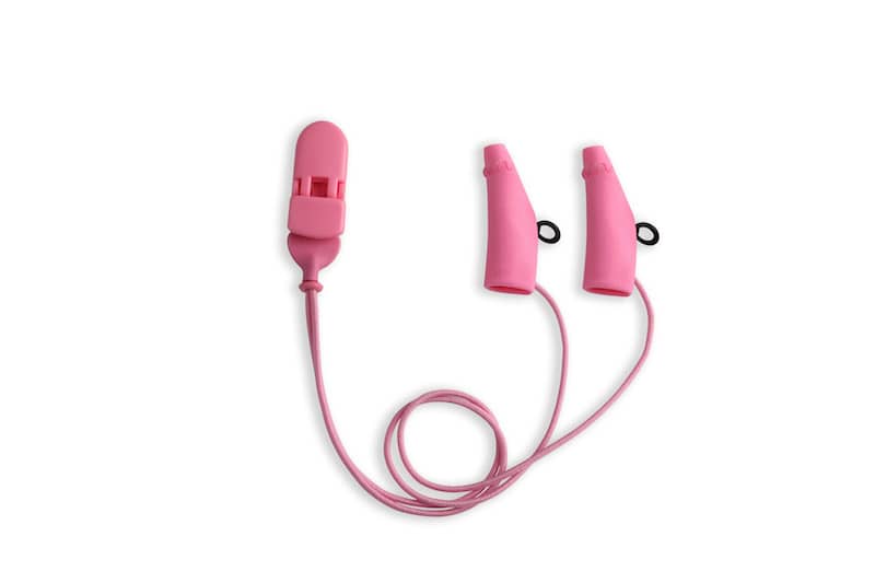 Ear Gear Mini Corded Eyeglasses Lipstick Pink