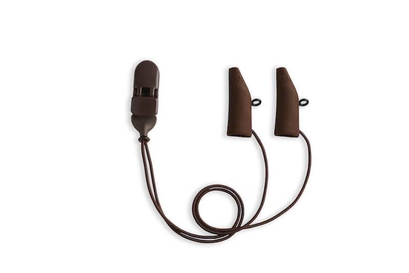 Ear Gear Mini Corded Eyeglasses Chocolate Brown
