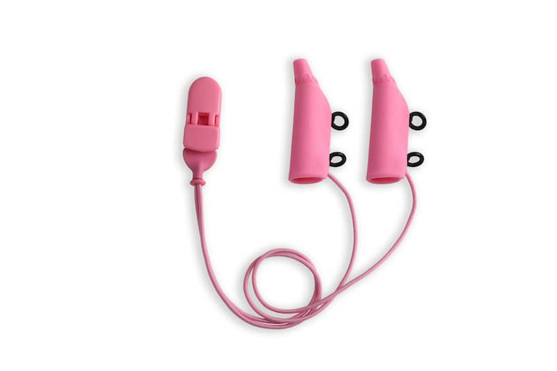 Ear Gear Original Corded Eyeglasses Lipstick Pink