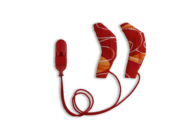 Ear Gear Cochlear M1 Corded Orange-Red