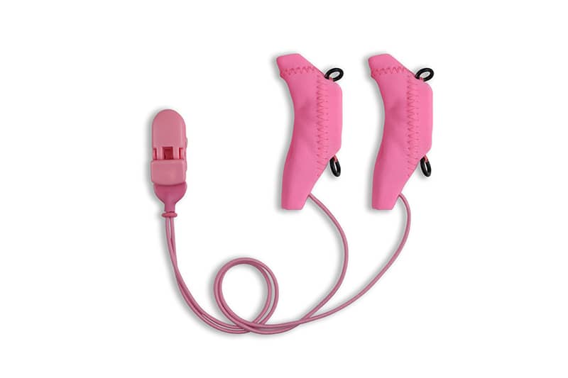Ear Gear Cochlear M1 Corded Eyeglasses Lipstick Pink